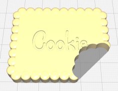 Bitten Cookie For Dolls 3D Printer Model