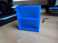 1:12 Scale Bookcase 3D Printer Model