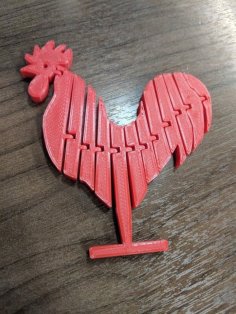 Articulated Chicken 3D Printer Model