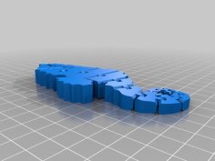 Articulated SeaHorse 3D Printer Model