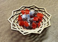 Laser Cut Candy Basket SVG File