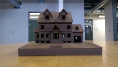 House Scale Model 3D Printer Model