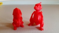 Low-Poly Charmeleon 3D Printer Model