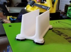 Vertical Laptop Stand With TPU Feet 3D Printer Model