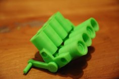 Printable V8 Motor 3D Printer Model