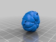 Death Pumpkin Ornament 3D Printer Model