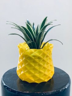 Pineapple Style Plant Pot Cover 3D Printer Model