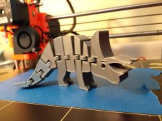 Flexi Triceratops 3D Printer Model