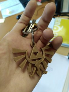 The Legend Of Zelda: Hyrule Crest Keychain 3D Printer Model