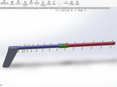 Super WIFI Antenna Long Range YAGI 3D Printer Model