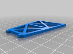 HO Scale Support Truss 3D Printer Model