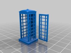 00 Gauge Telephone Box 3D Printer Model