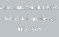 Ordu Stencil-font dxf Dosyası
