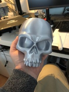 SKULL_Candle_Holder 3D Printer Model