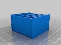 Apothecary Chest 1:12 Scale 3D Printer Model