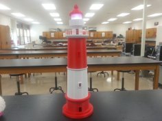 Light House Remixed Top 3D Printer Model