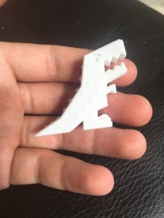 Robber Rex With Moving Teeth 3D Printer Model