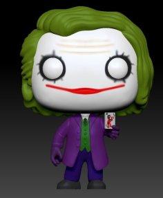 Joker Funko Pop Style 3D Printer Model