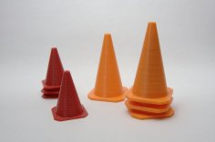 Customisable Traffic Cone For RC 3D Printer Model