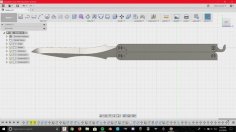 Butterfly Knife 3D Printer Model