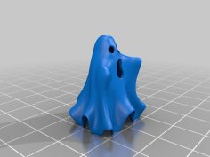 Spooky Ghost 3D Printer Model