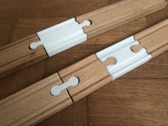 Connectors – Brio/IKEA Wooden Train Track 3D Printer Model