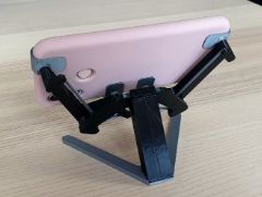 Dual Orientation Mechanical Phone Stand 3D Printer Model