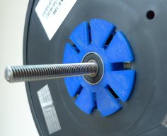 Parametric Filament Spool Hub With 608ZZ Bearing 3D Printer Model