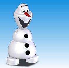 Do You Wanna Print A Snowman? – Olaf From Frozen 3D Printer Model