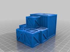 Imperial Crates 3D Printer Model