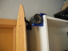 Ikea Billy Longboard Holder 3D Printer Model