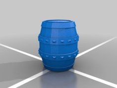 Dungeons & Dragons Barrel 3D Printer Model