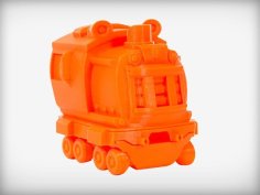 Lucky Locomotive 3D Printer Model