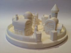 The Village Where The Christmas Elves Living. 3D Printer Model