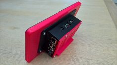 Raspberry Pi 7 Inch Touchscreen Display Case 3D Printer Model