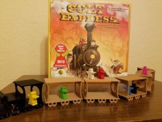 Colt Express Train 3D Printer Model