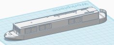 NARROW BOAT 3D Printer Model