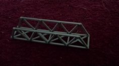 N-Scale 120mm Long Iron Bridge 3D Printer Model