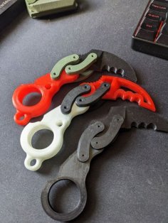 Fidget Toy Kerambit Knife 3D Printer Model