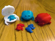 Flexi Frog Fidget In A Toad 3D Printer Model