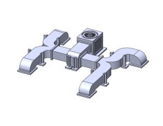 Roof HVAC Unit & Plumbing (1:160 N Scale Building) 3D Printer Model