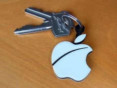 Apple Key Fob… The Must Have ‘Apple Logo’ Shaped Key Fob For Apple / IPhone / IPad Fans 3D Printer Model