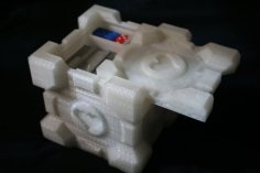 Companion Cube Double Deck Box 3D Printer Model