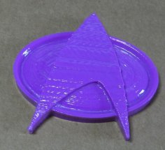 Star Trek Next Generation Communication Badge 3D Printer Model