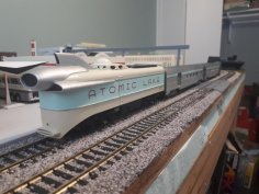 Atomic Railroad Engine 3D Printer Model