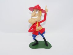 Dudley Do-Right 3D Printer Model