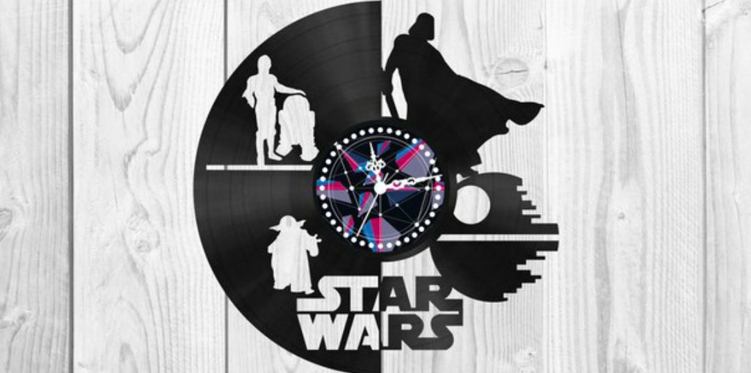 Plany zegara z Gwiezdnych wojen Darth Vader Yoda