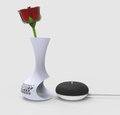 Google Home Mini Vase Case 3D Printer Model