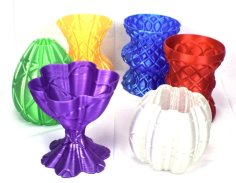 Mosaic Vase Collection 3D Printer Model