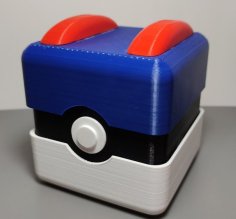 Pokemon Great Ball Box 3D Printer Model